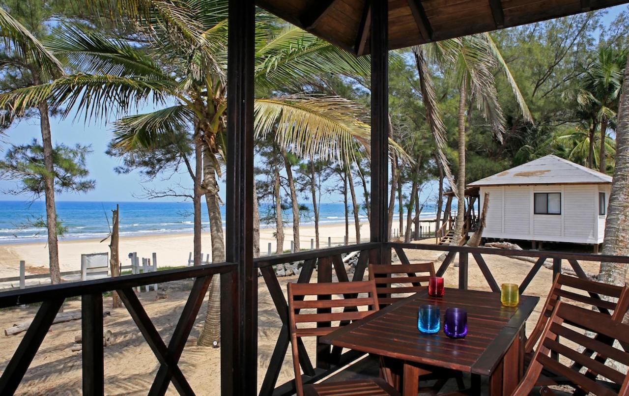 Hermosa cabaña en la playa con muelle Tuxpan  Exterior foto
